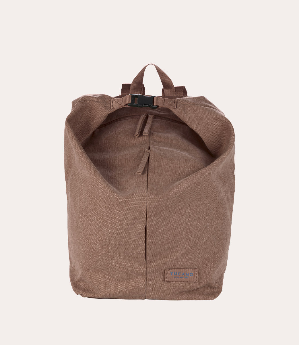 Carry Backpack Marrone, vista frontale
