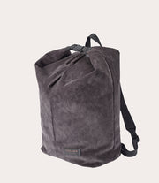 Carry Corduroy Backpack Grigio, vista posteriore
