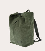 Carry Corduroy Backpack Verde, vista posteriore