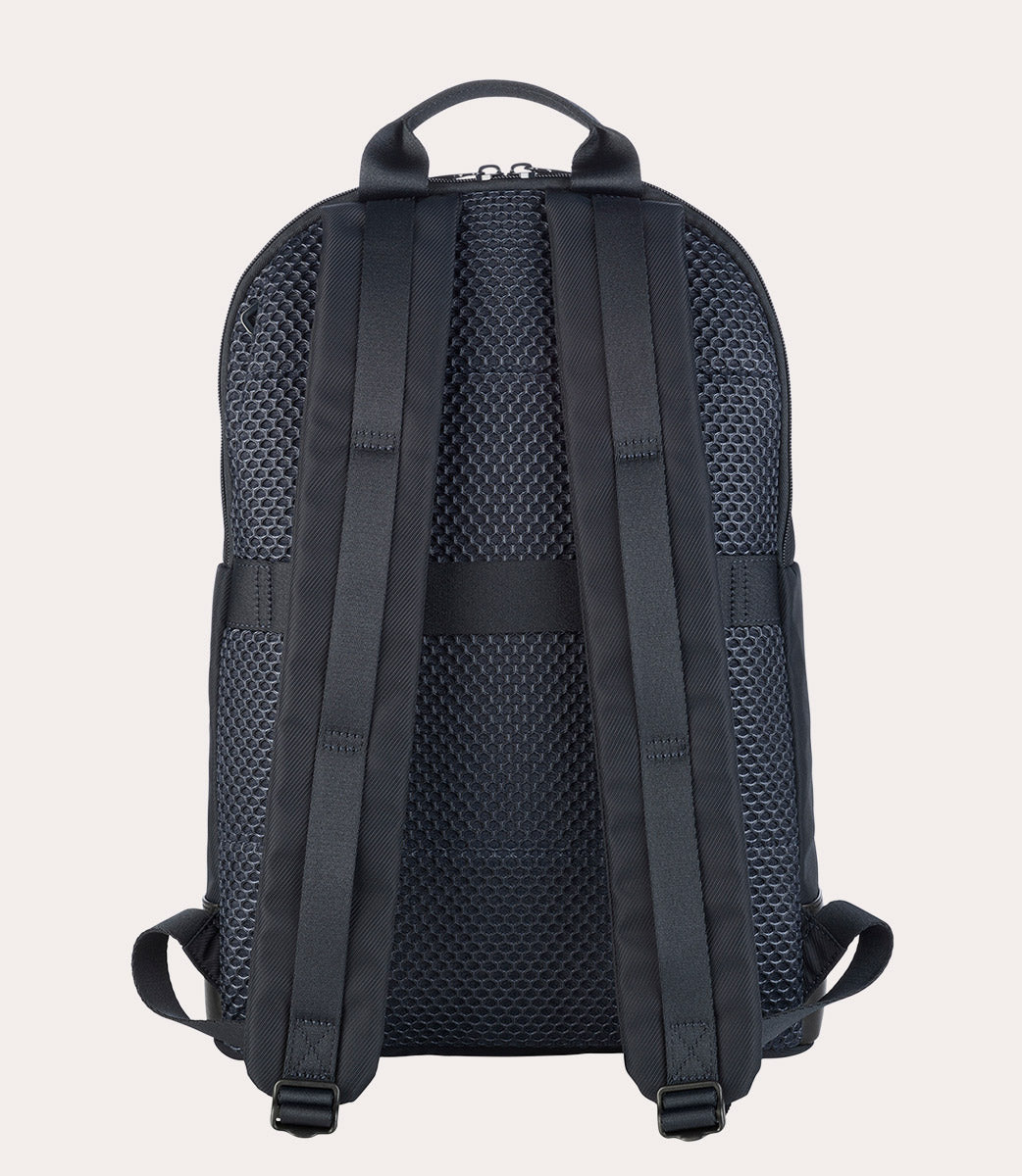 Fine Double Backpack Blu, dettaglio interno