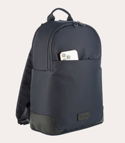 Fine Double Backpack Blu, in uso
