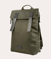 Fold Backpack Verde militare, vista laterale