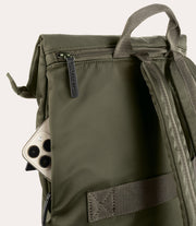Fold Backpack Verde militare, vista superiore