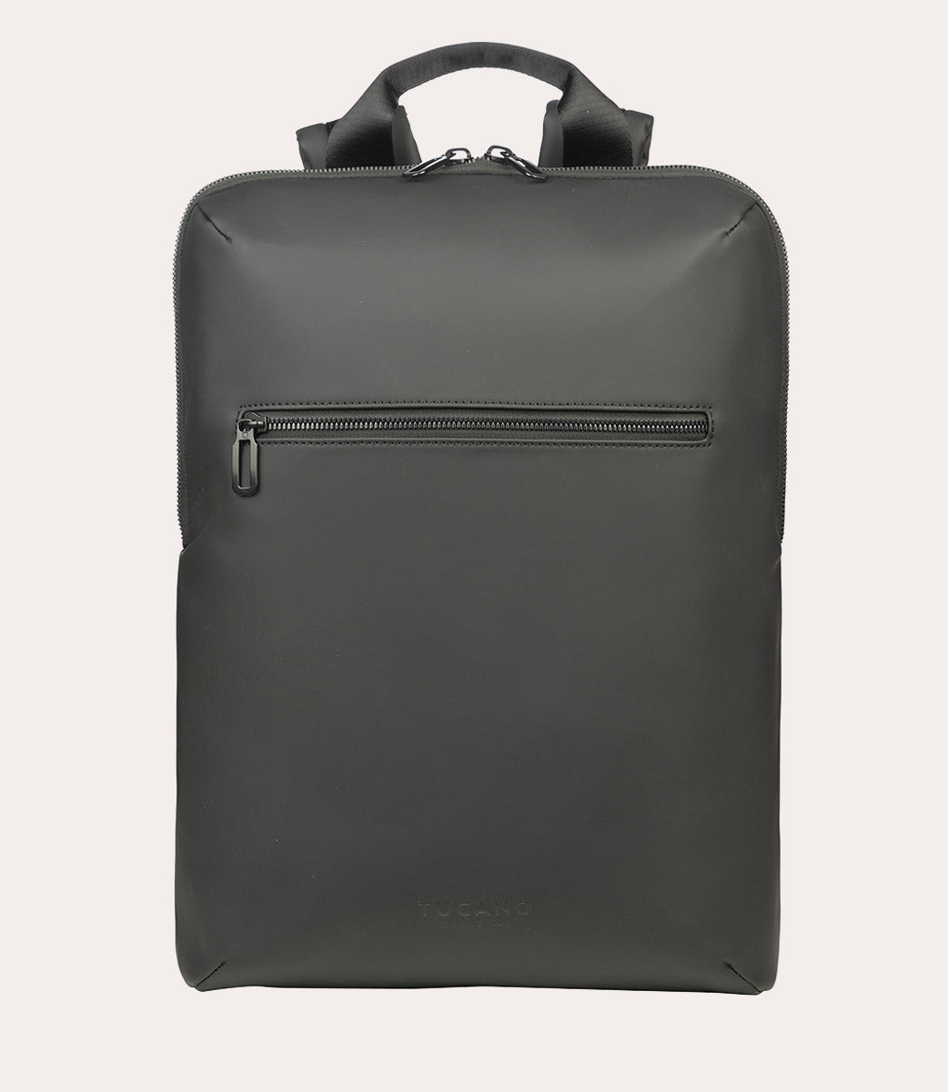 Gommo Backpack Nero, vista frontale