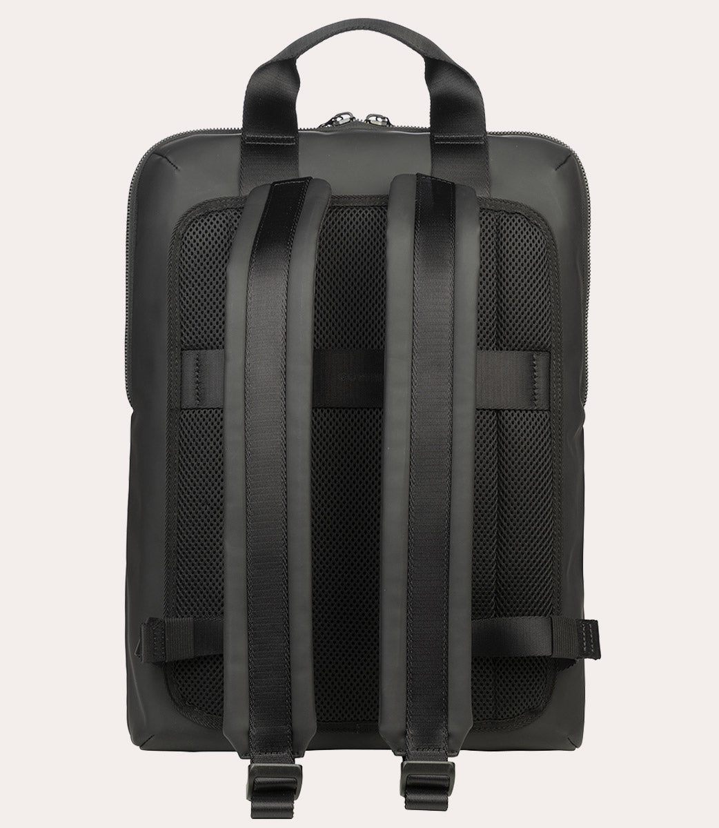 Gommo Backpack Nero, vista laterale