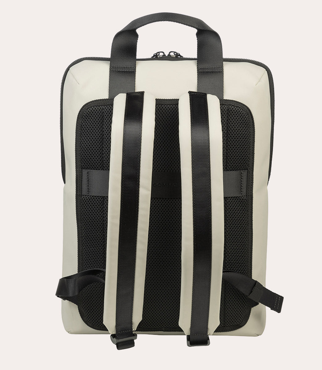 Gommo Backpack Grigio, vista laterale