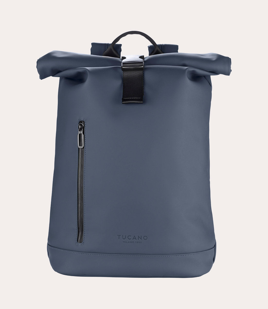 Gommo Rolltop 15.6" Blu, vista frontale