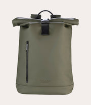 Gommo Rolltop 15.6" Verde militare, vista frontale