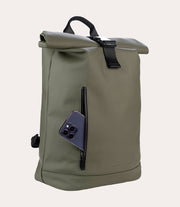 Gommo Rolltop 15.6" Verde militare, dettaglio