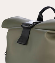 Gommo Rolltop 15.6" Verde militare, vista superiore