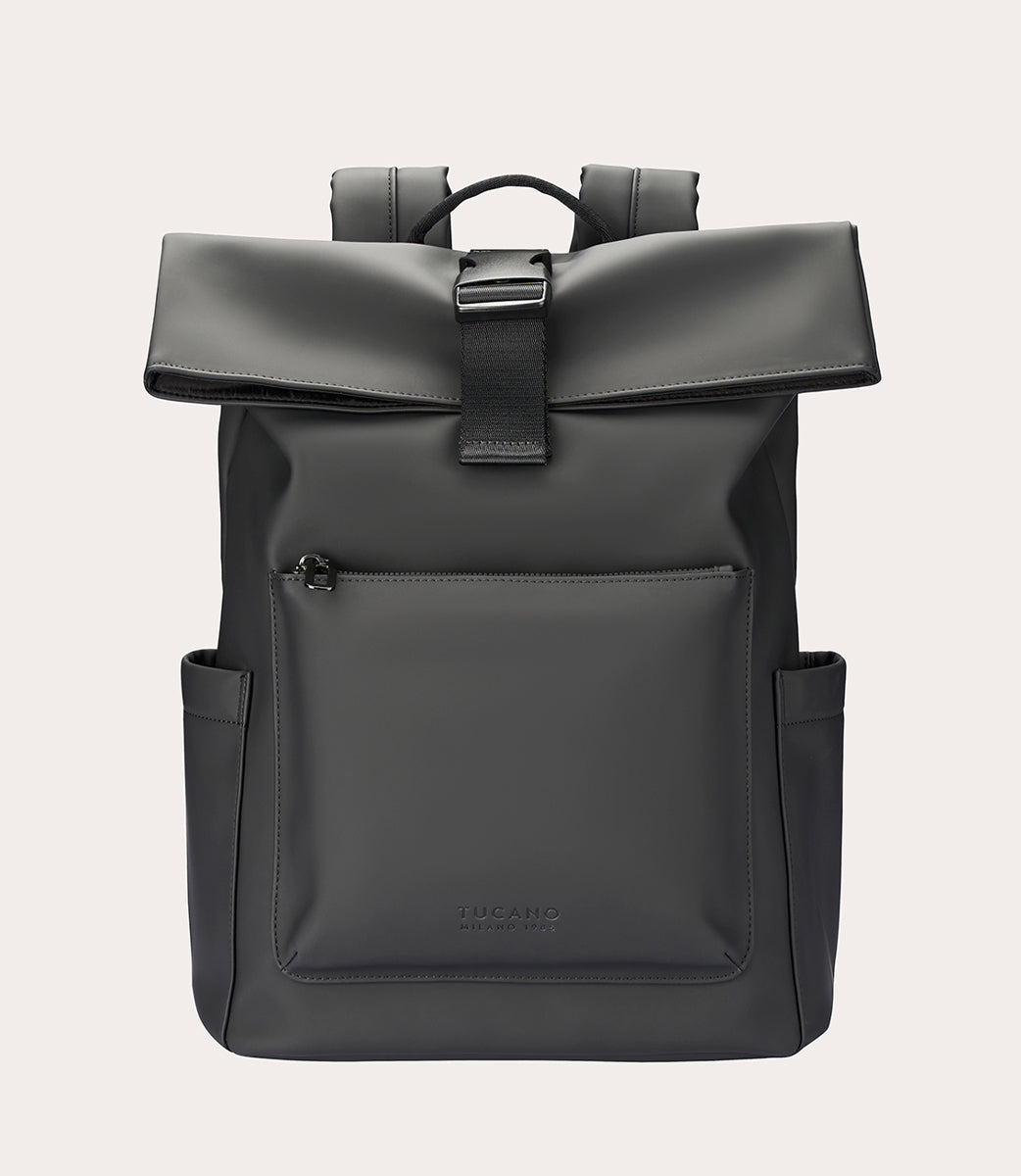 Gommo Rolltop 14" Nero, vista frontale