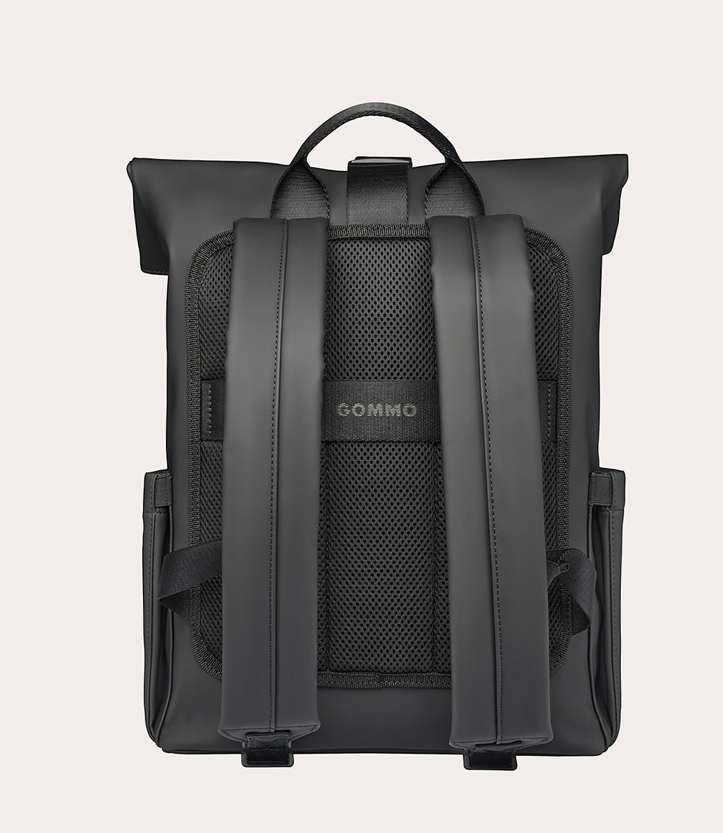 Gommo Rolltop 14" Nero, vista laterale