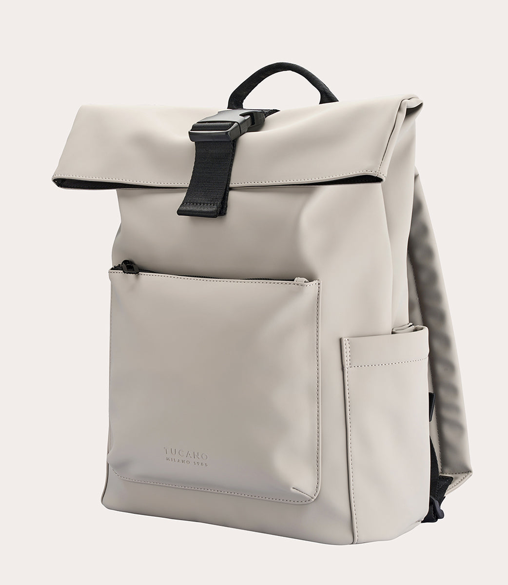 Gommo Rolltop 14" Grigio, vista posteriore