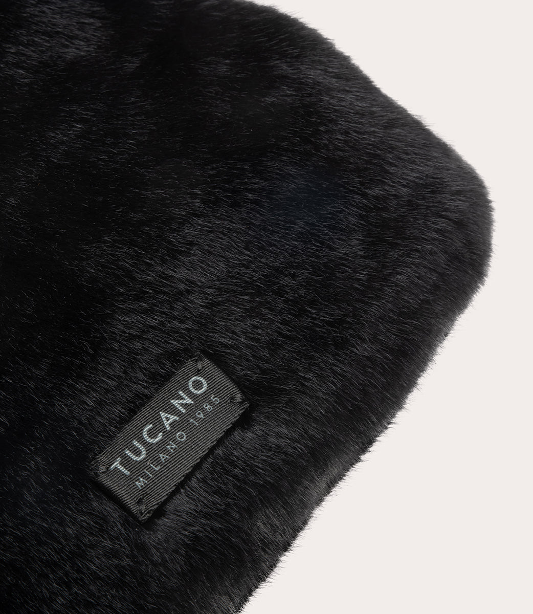 Nina Fur Backpack Nero, immagine 4