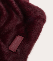 Nina Fur Backpack Bordeaux, dettaglio interno