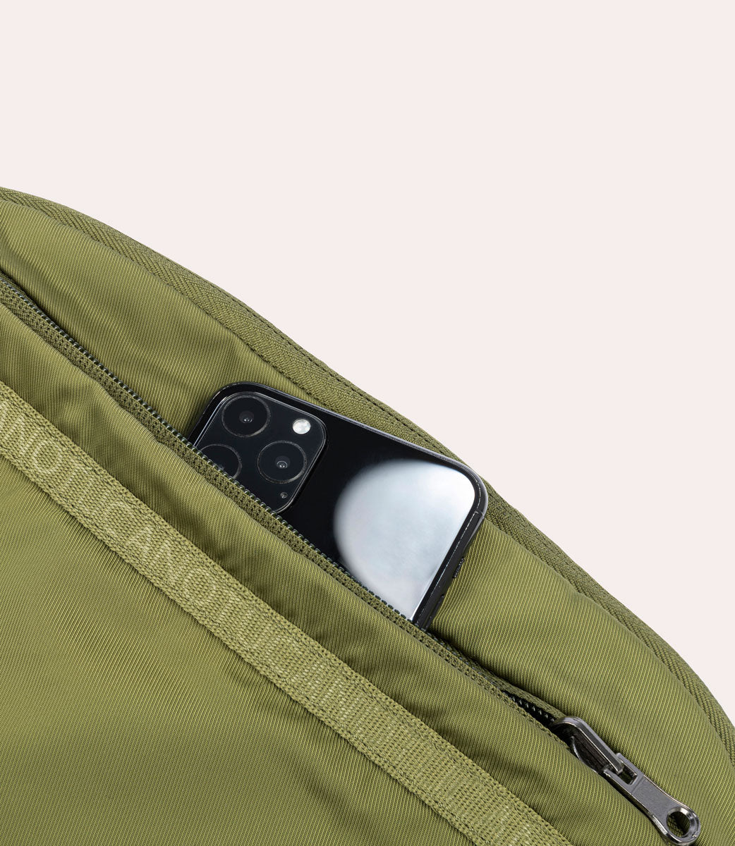 Let Me Out Crossbody Verde militare, dettaglio