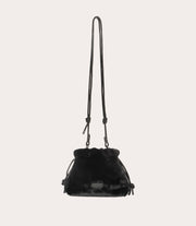 Borsa beauty Nina Fur Nero, immagine 4