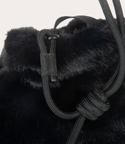 Borsa beauty Nina Fur Nero, immagine 5