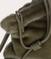 Borsa beauty Nina Fur Verde militare, immagine 20