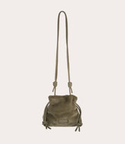 Borsa mini Nina Fur Verde militare, immagine 12