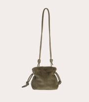 Borsa mini Nina Fur Verde militare, immagine 14