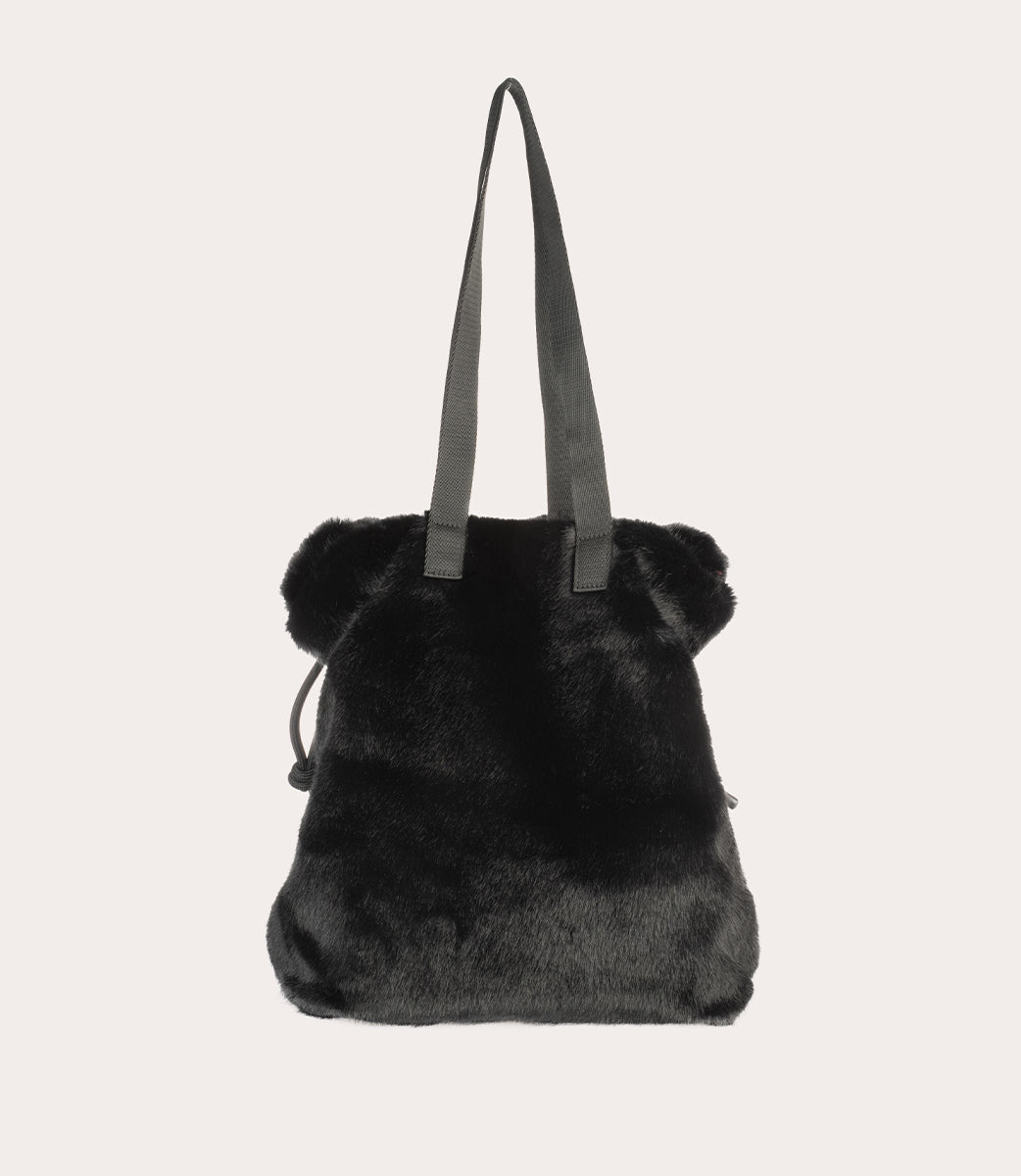 Nina Fur Tote Bag Nero, immagine 21