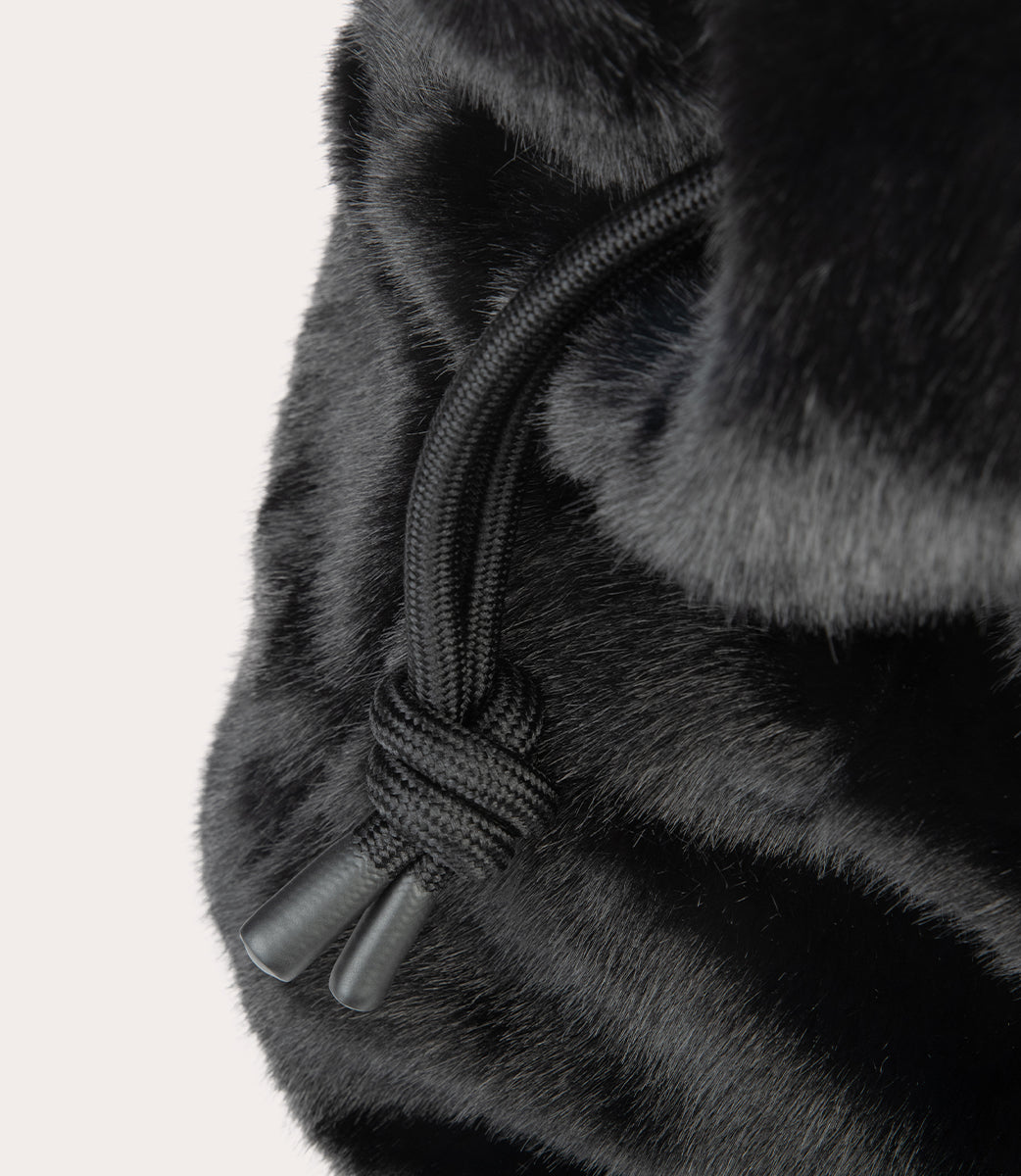 Nina Fur Tote Bag Nero, immagine 22