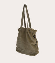 Nina Fur Tote Bag Verde militare, immagine 14