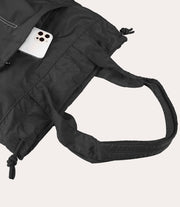 Compatto Eco Shopper Nero, vista superiore