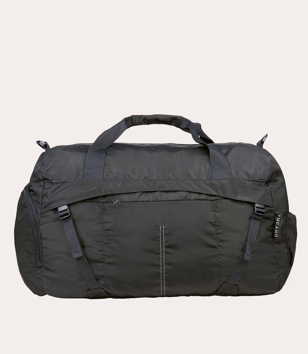 Compatto Eco Duffle Nero, vista posteriore