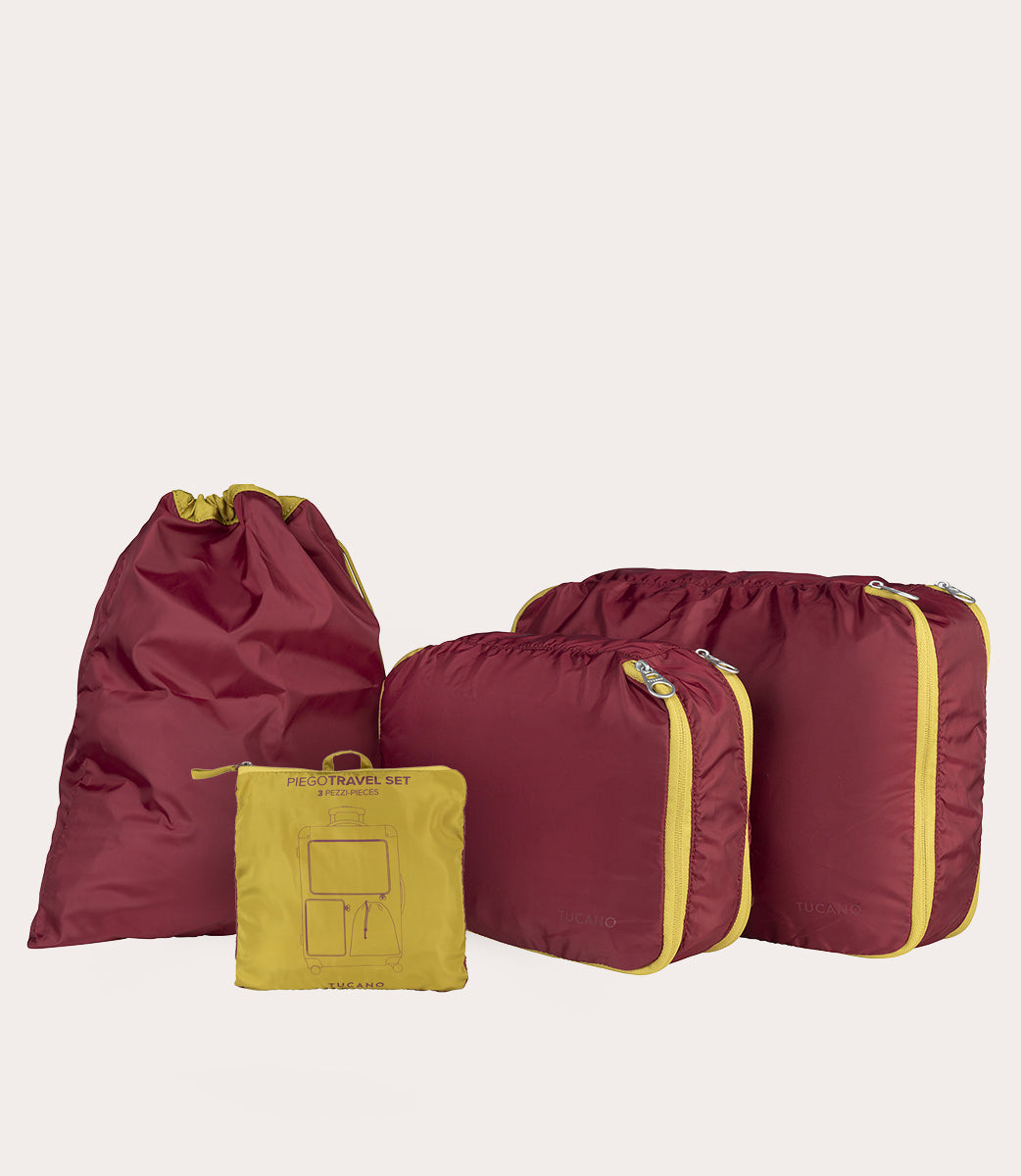 Piego Travel Set Bordeaux, vista frontale