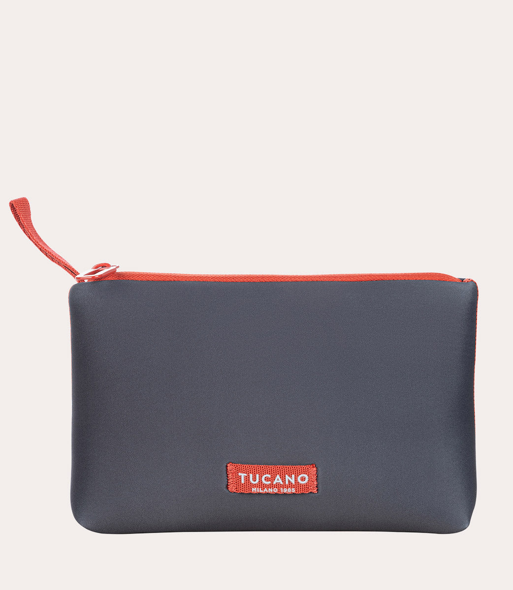 Schizzo Beauty Case Grigio, vista frontale