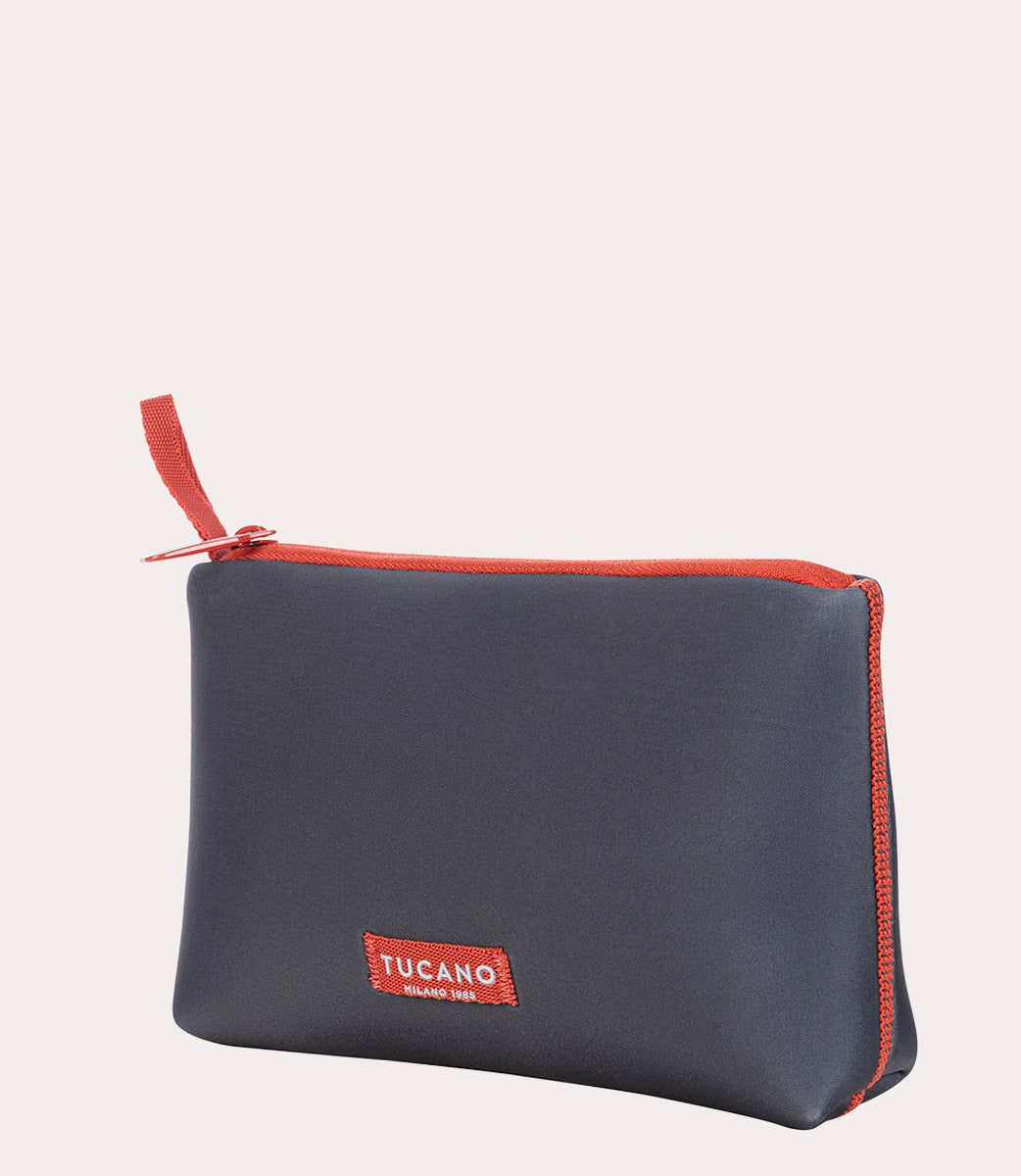Schizzo Beauty Case Grigio, vista posteriore