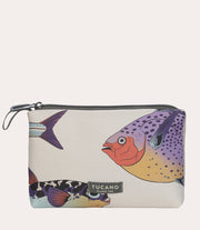 Schizzo Beauty Case Bianco, vista frontale