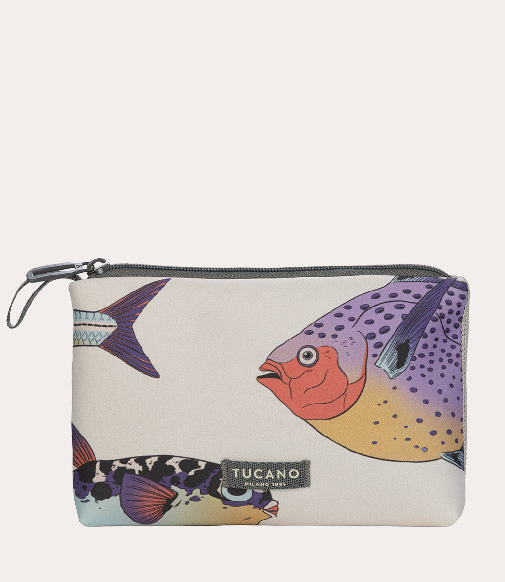 Schizzo Beauty Case Bianco, vista frontale