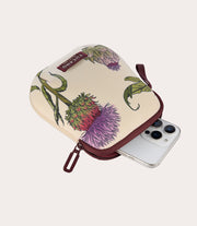Schizzo Pinces Pouch Bianco, dettaglio interno
