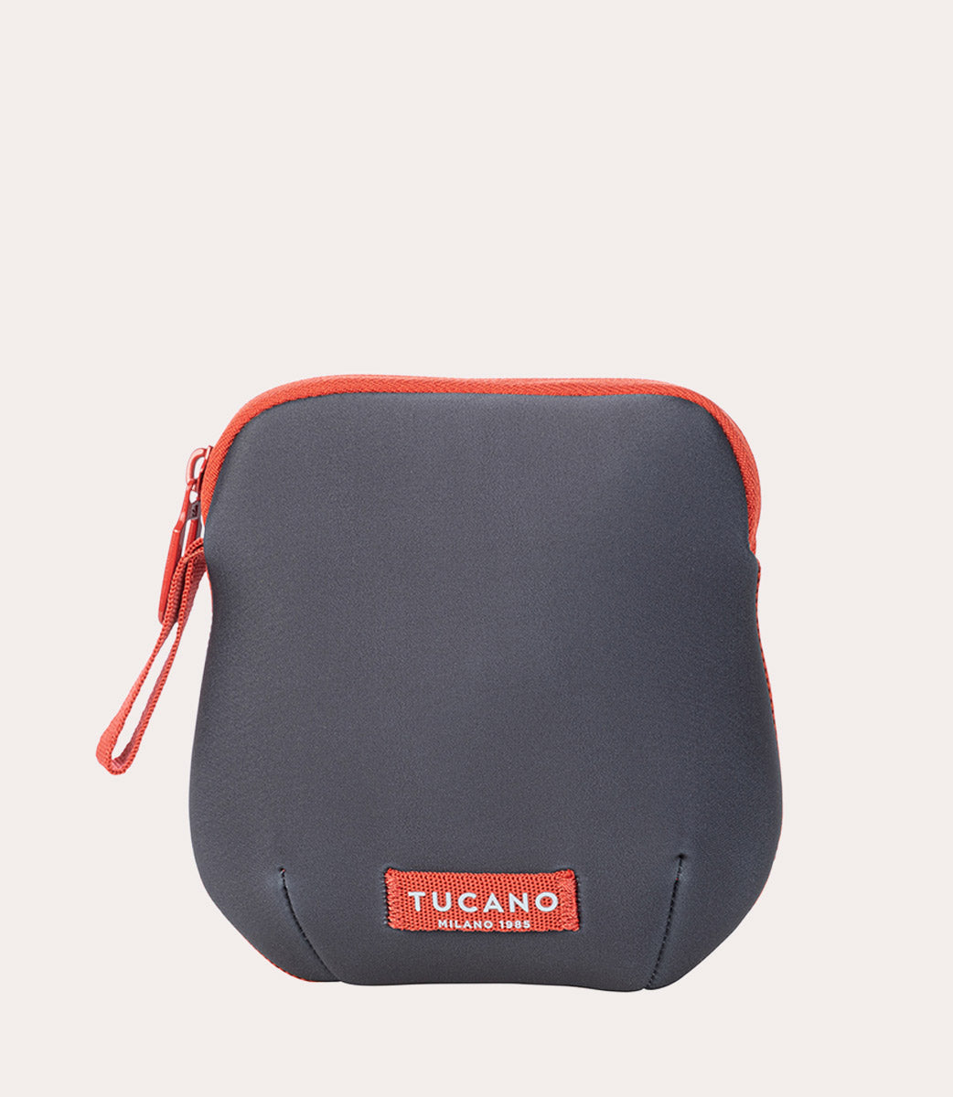 Schizzo Pinces Pouch Grigio, vista frontale