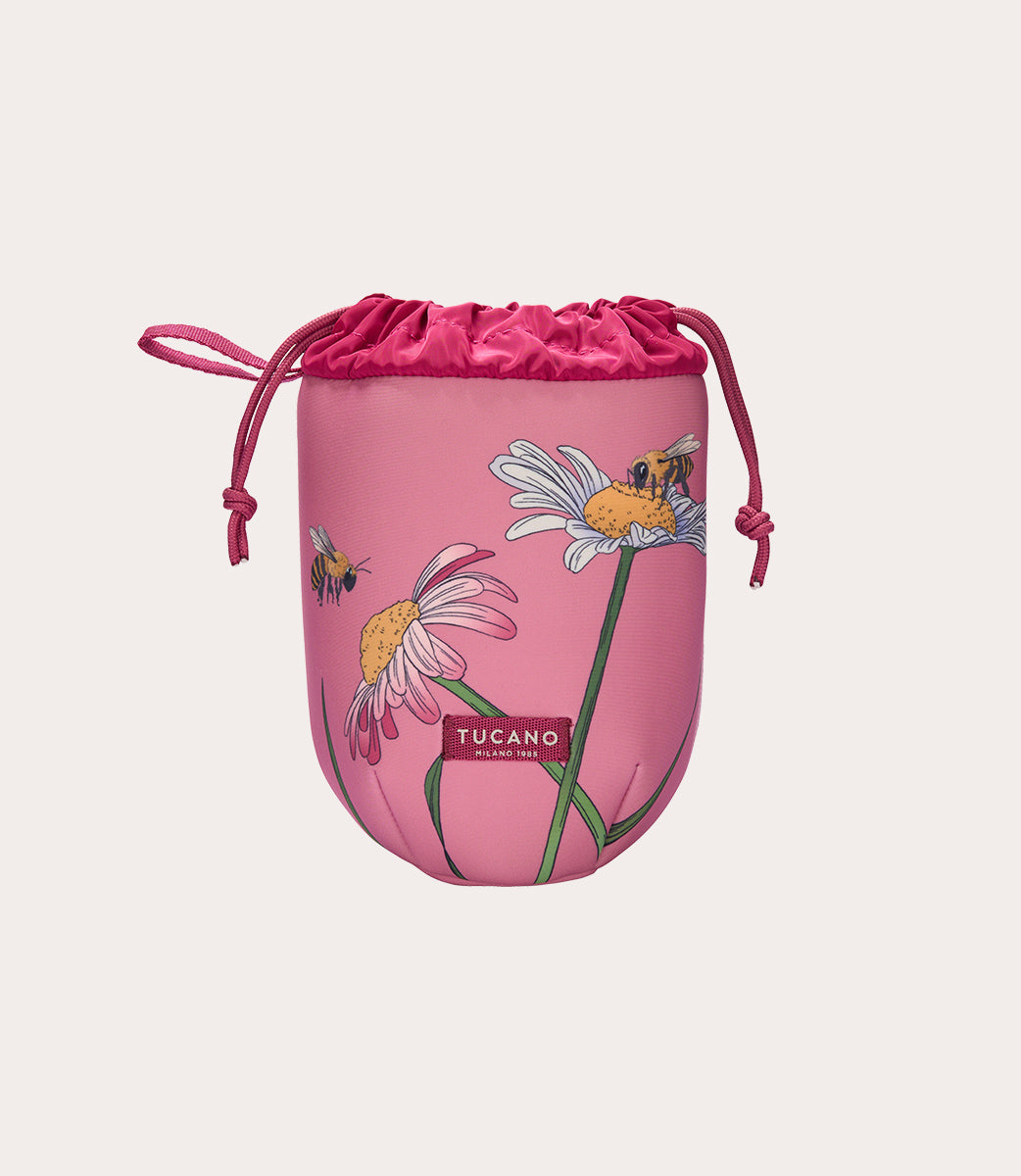 Schizzo Coulisse Pouch Rosa, vista frontale