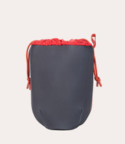 Schizzo Coulisse Pouch Grigio, vista laterale