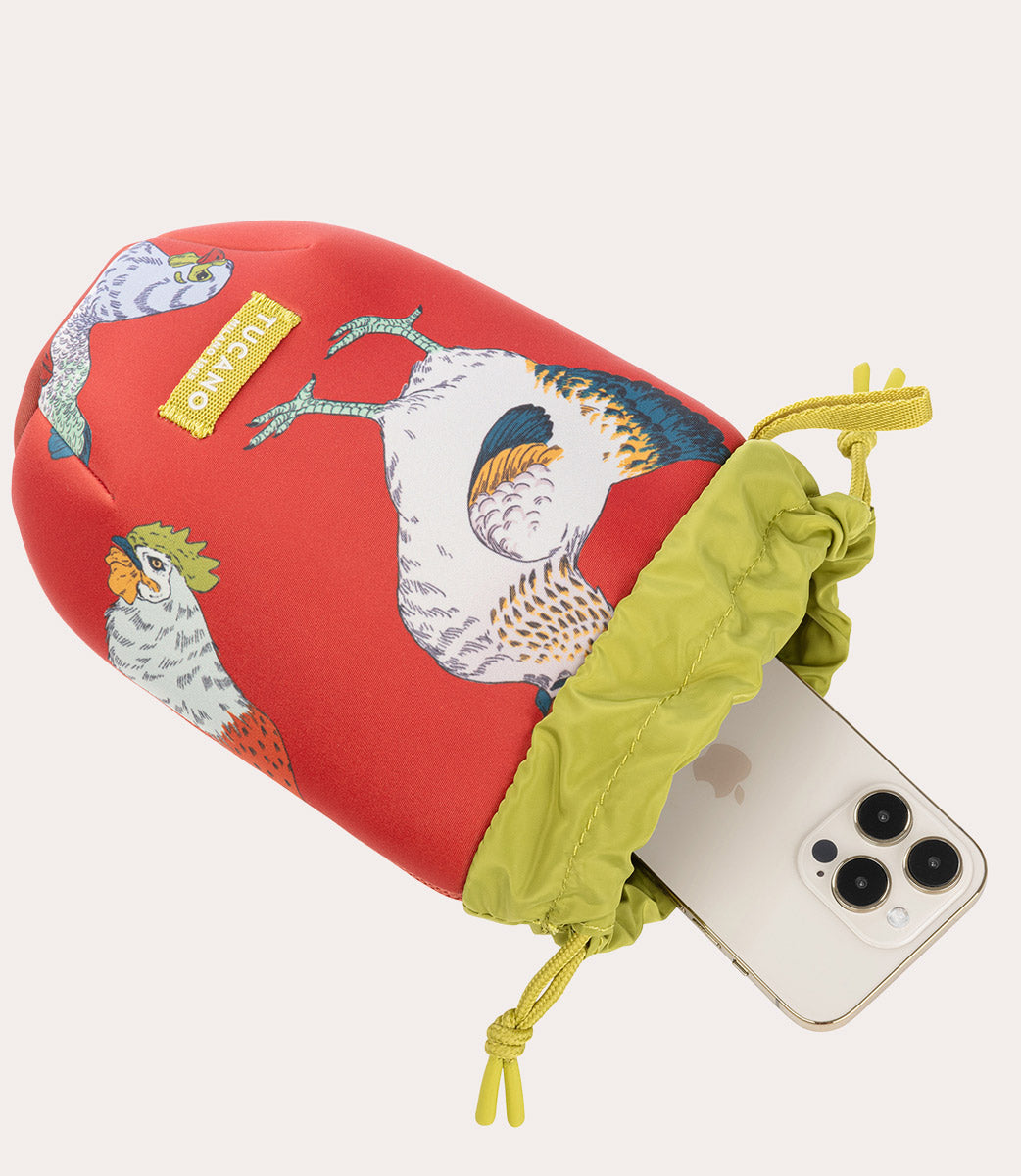 Schizzo Coulisse Pouch, vista posteriore