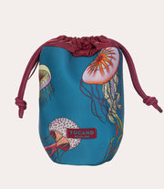 Schizzo Coulisse Pouch Blu, vista frontale