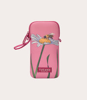Schizzo Smartphone Pouch Rosa, vista frontale