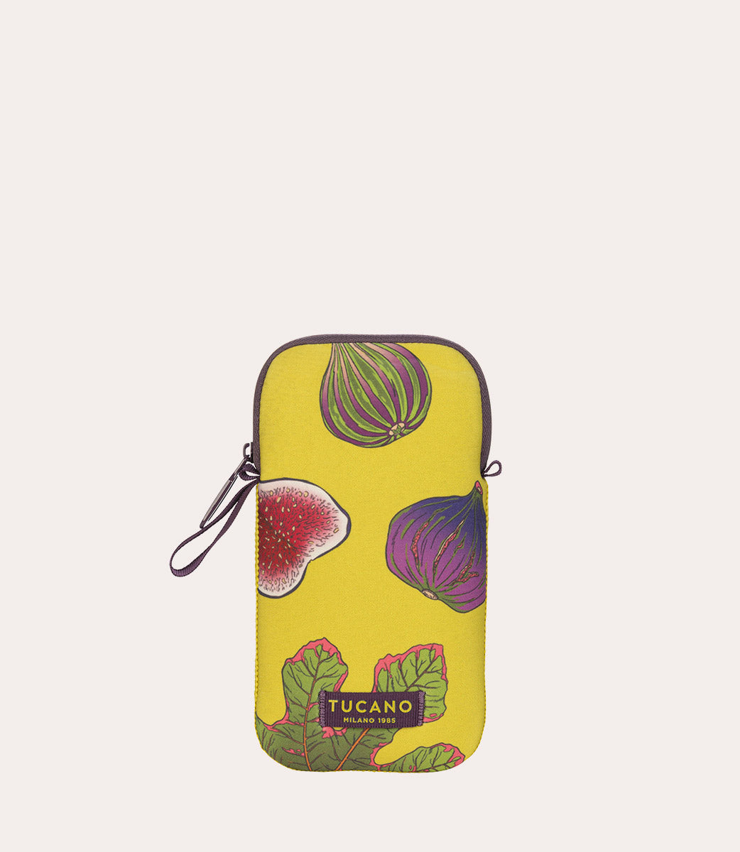 Schizzo Smartphone Pouch Verde Acido, vista frontale