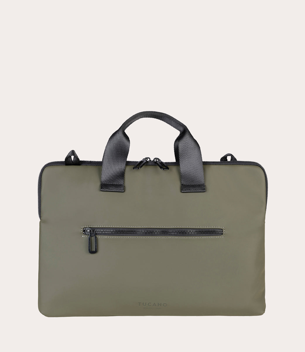 Gommo Super Slim Verde militare, vista frontale