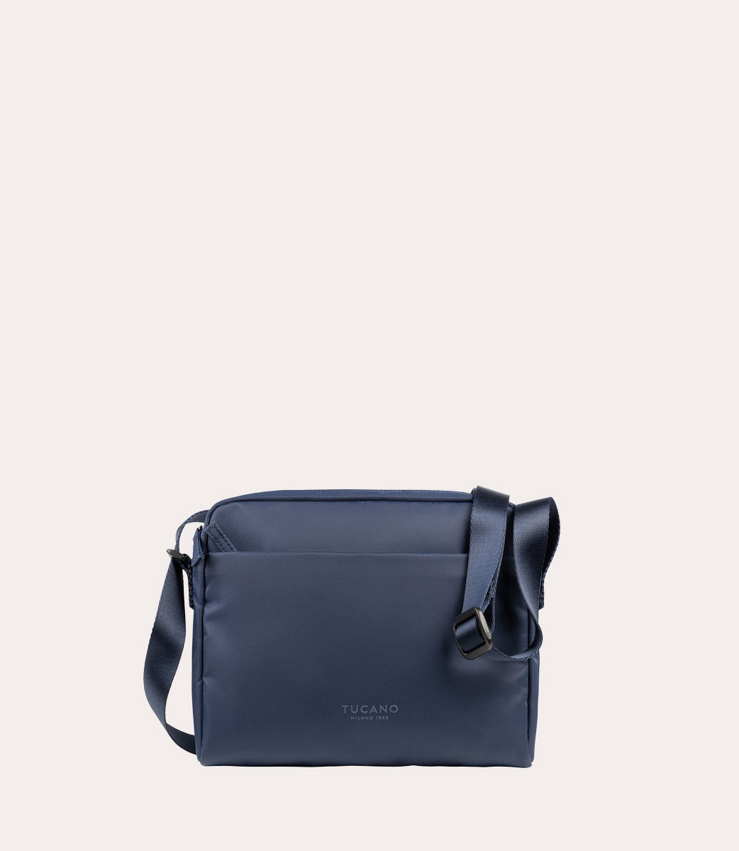 Spilla Blu, vista frontale
