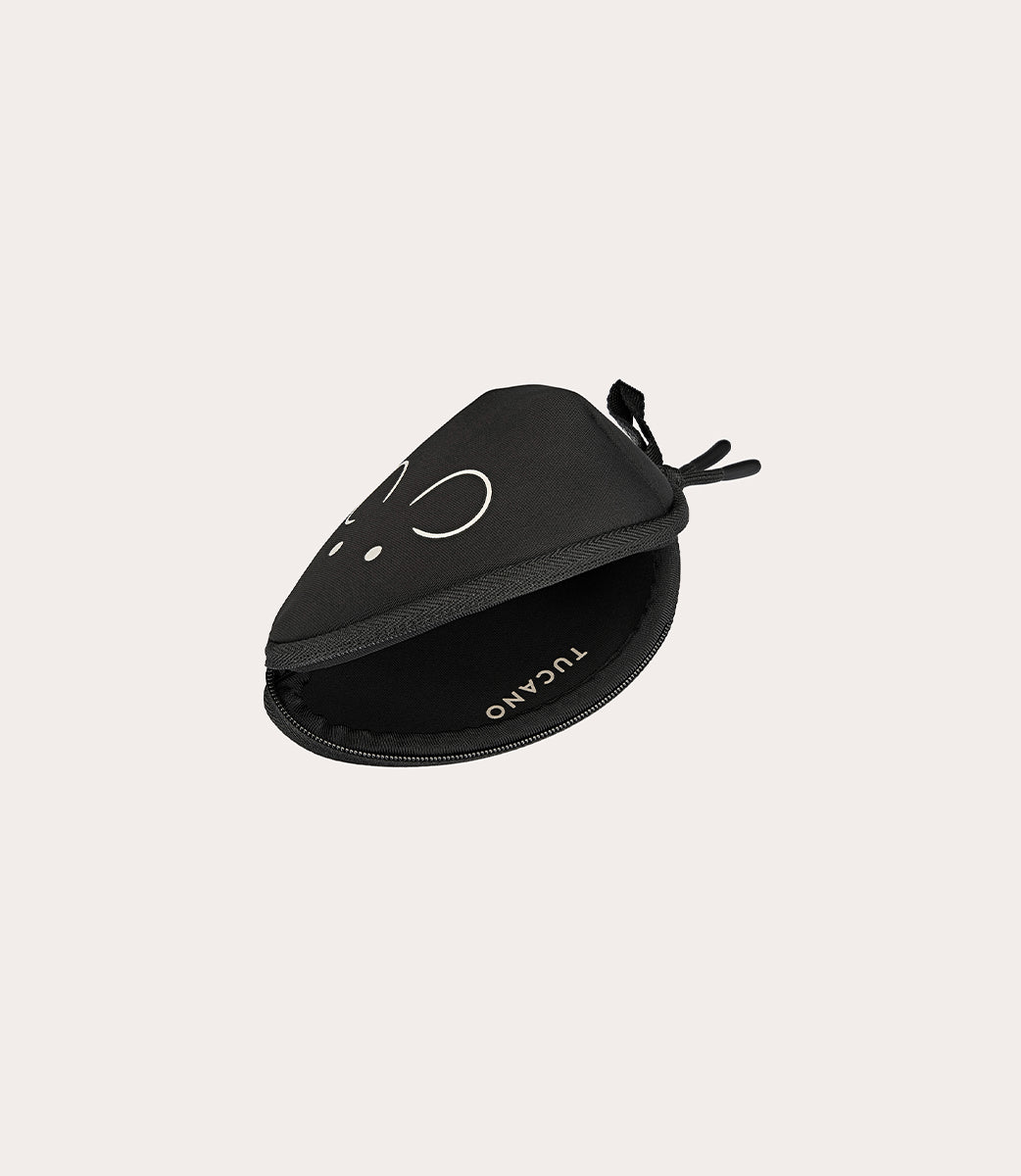 Topo Mouse Pouch Nero, vista laterale