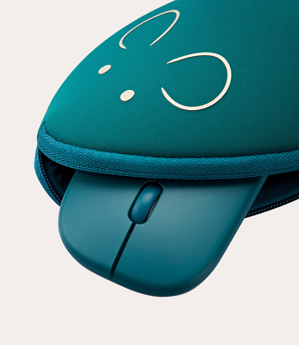Topo Mouse Pad + Wireless Mouse Blu, dettaglio