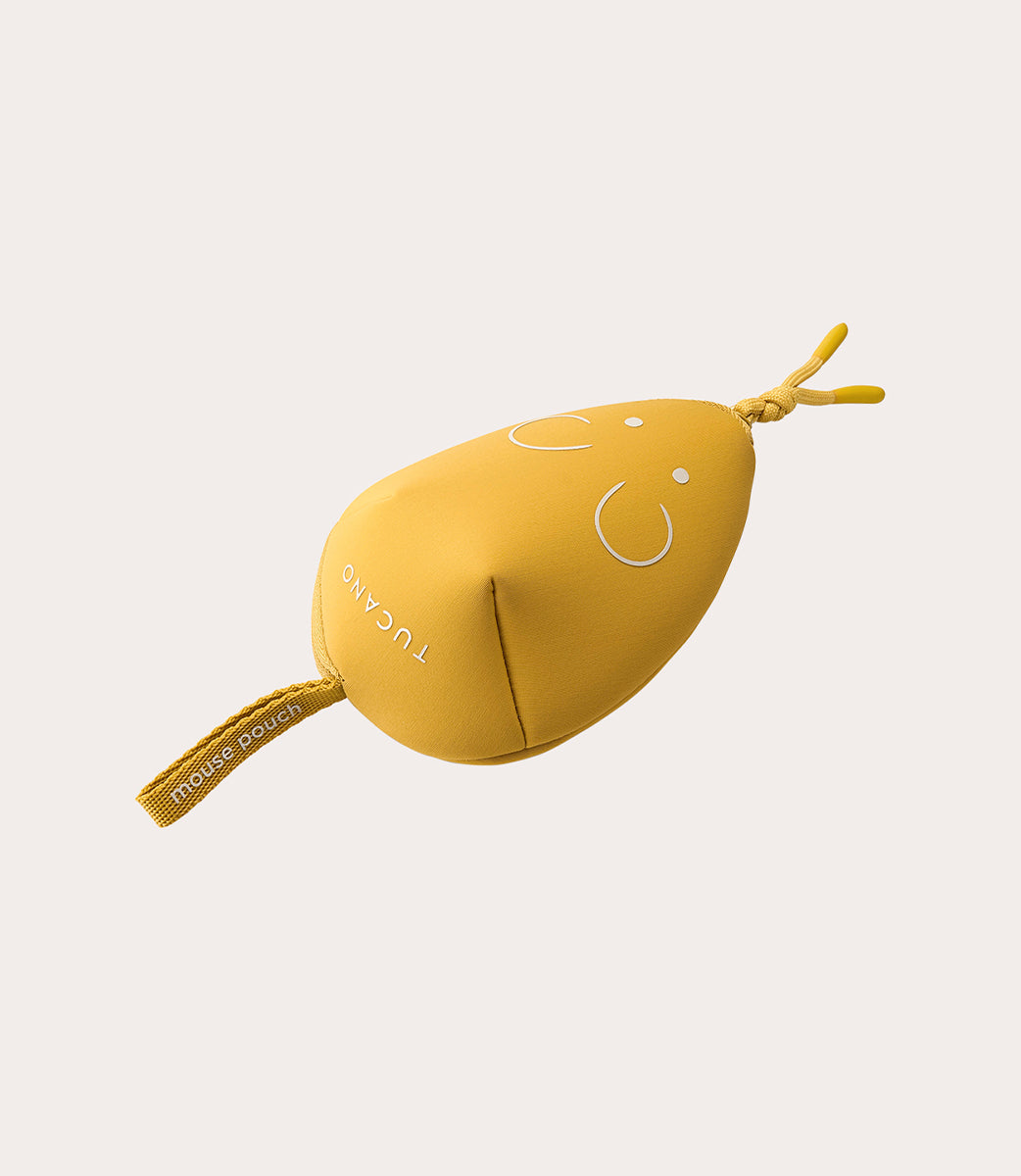 Topo Mouse Pouch Giallo, vista posteriore