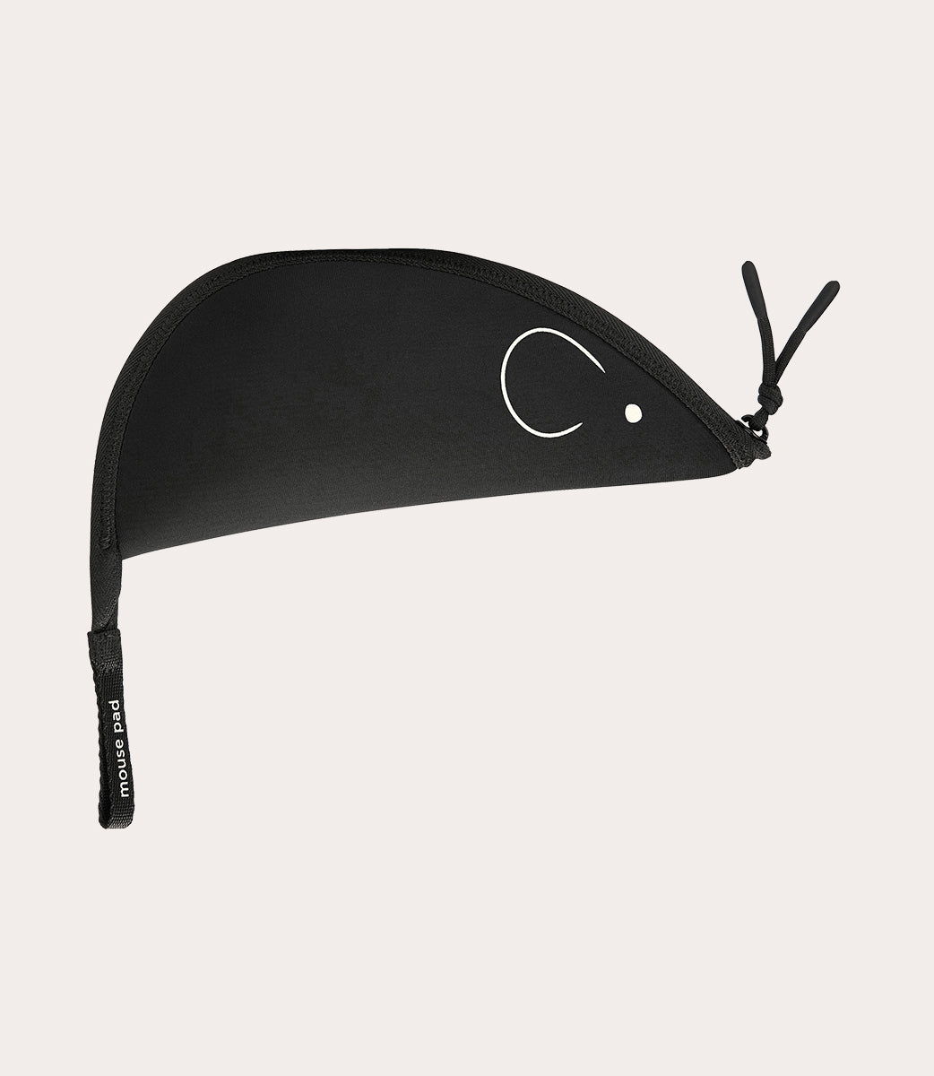 Topo Mouse Pad + Wireless Mouse Nero, vista posteriore