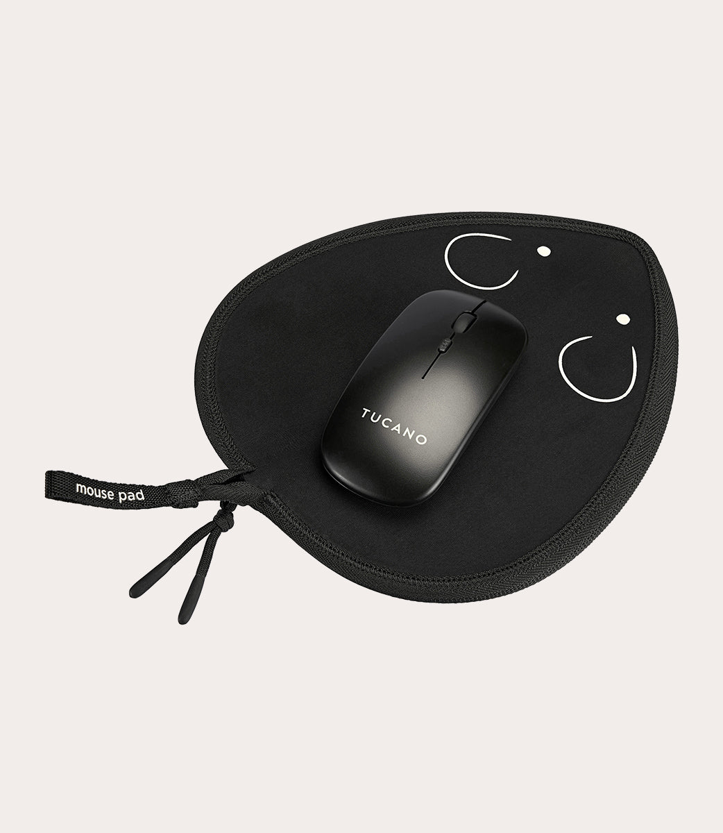 Topo Mouse Pad + Wireless Mouse Nero, dettaglio interno